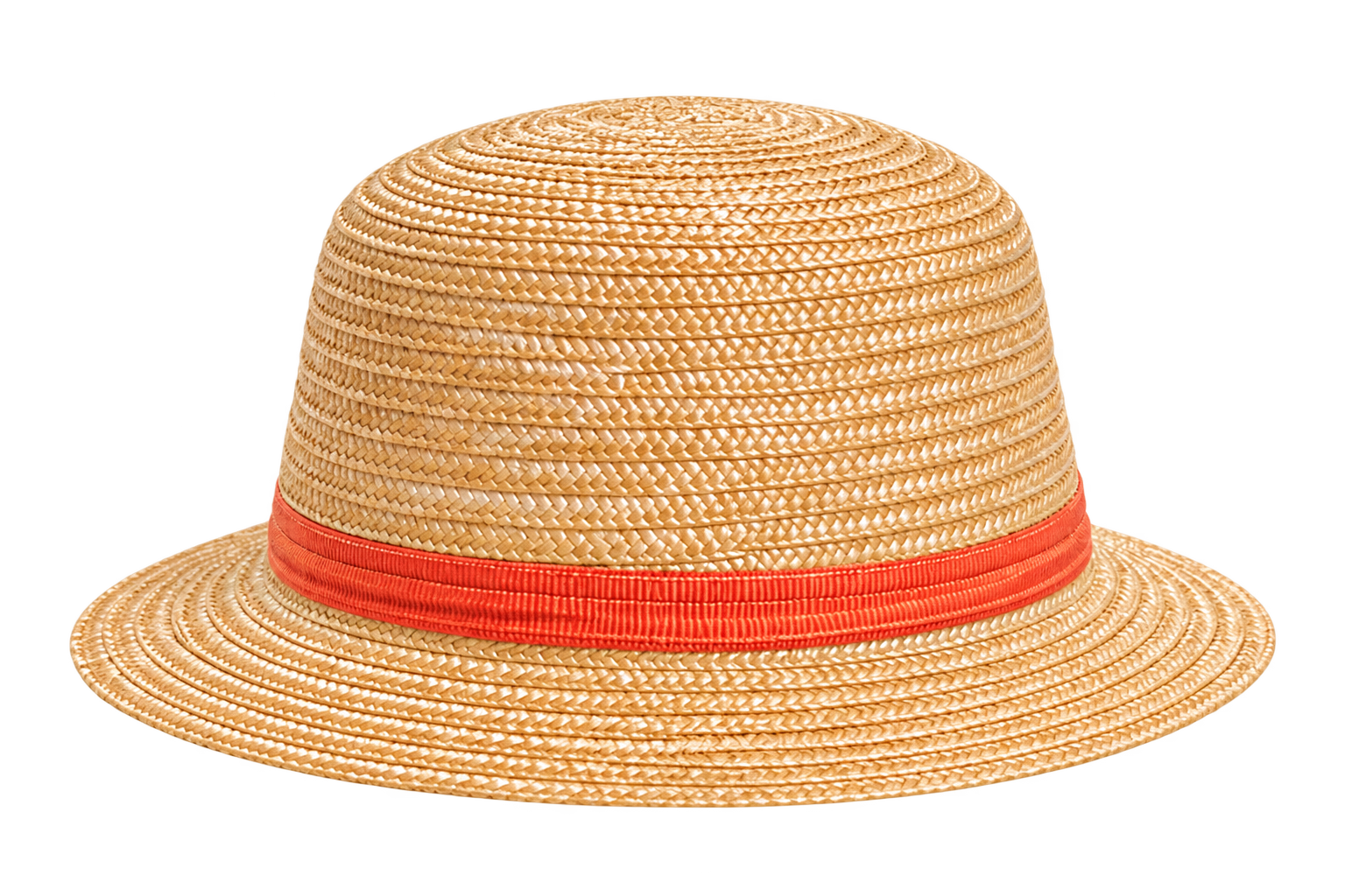 Stroh mit Korallenband